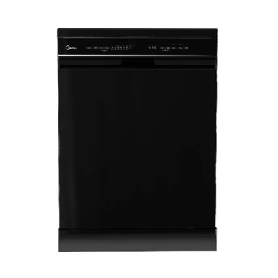 غسالة أطباق ميديا - 14 فرد - أسود - WiFi - فتح الباب تلقائي - رشاش 360° - MDWEF1433D(B)-WI-EG