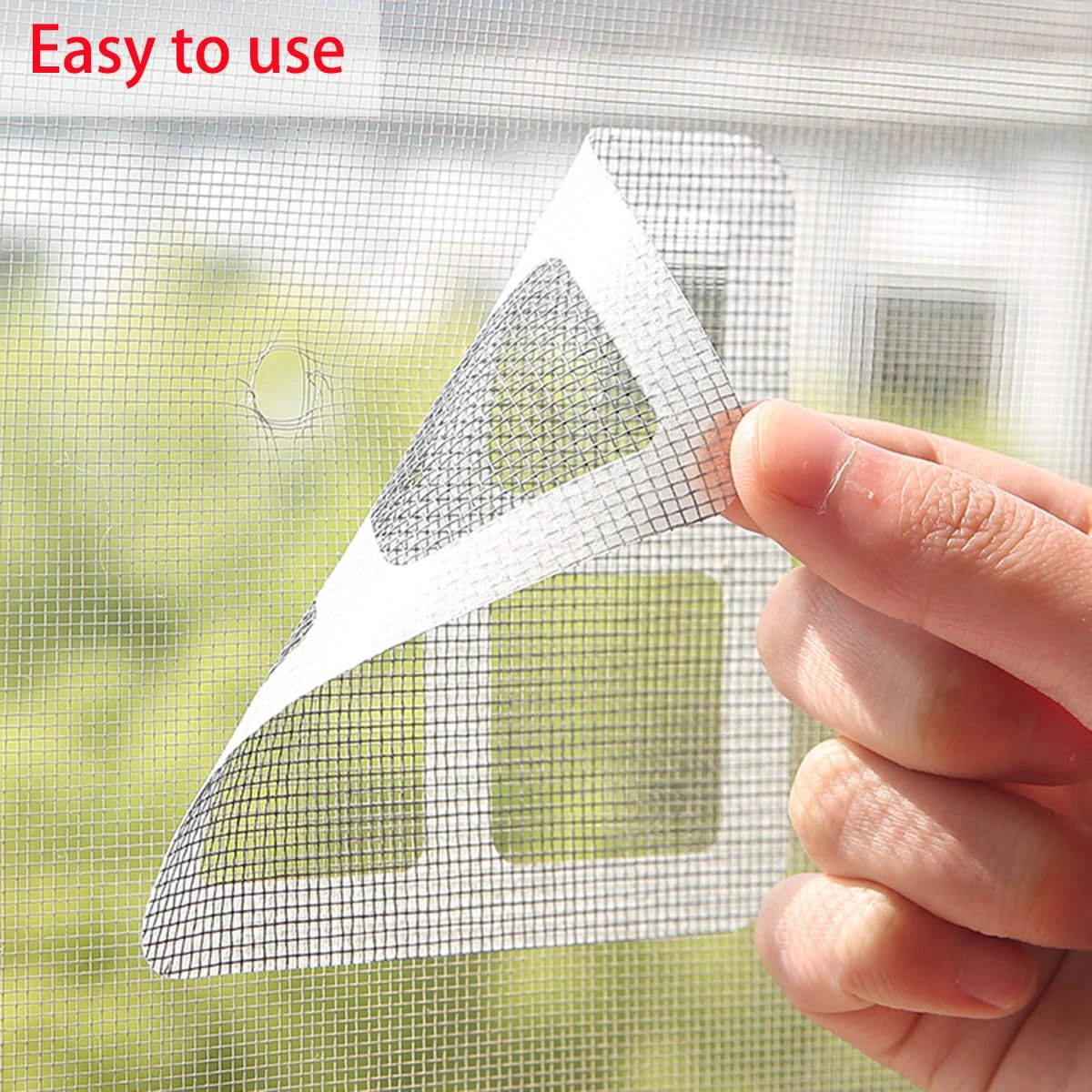 رقع إصلاح سلك الشبابيك - 12 قطعة