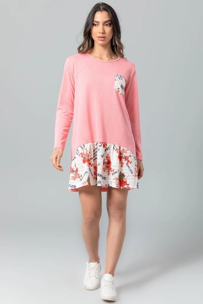 تونيك حريمي بكمر وجيب مشجر