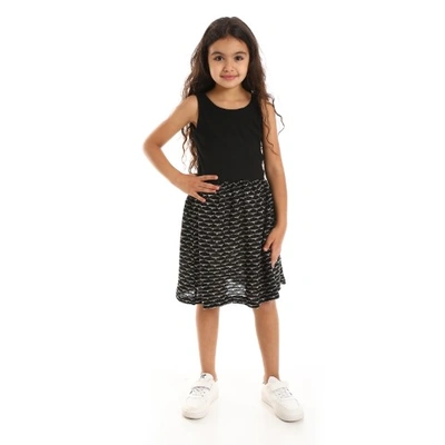 g143 فستان بدون كم بناتي