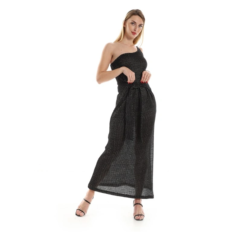 فستان كاجوال كتف وكتف