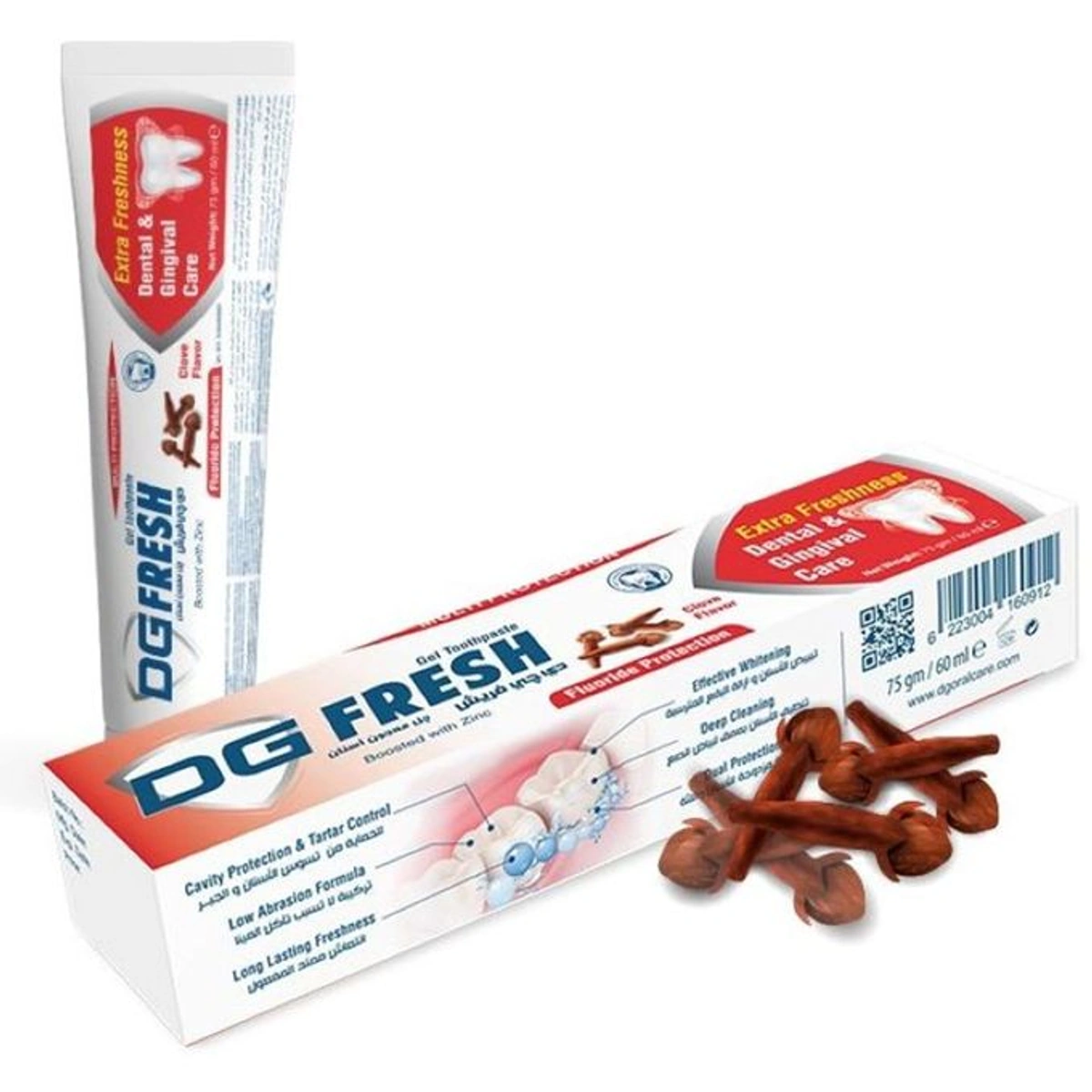 معجون أسنان جل منعش بالقرنفل - 75 جم