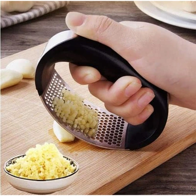 هراسة الثوم والزنجبيل - أسود/فضي