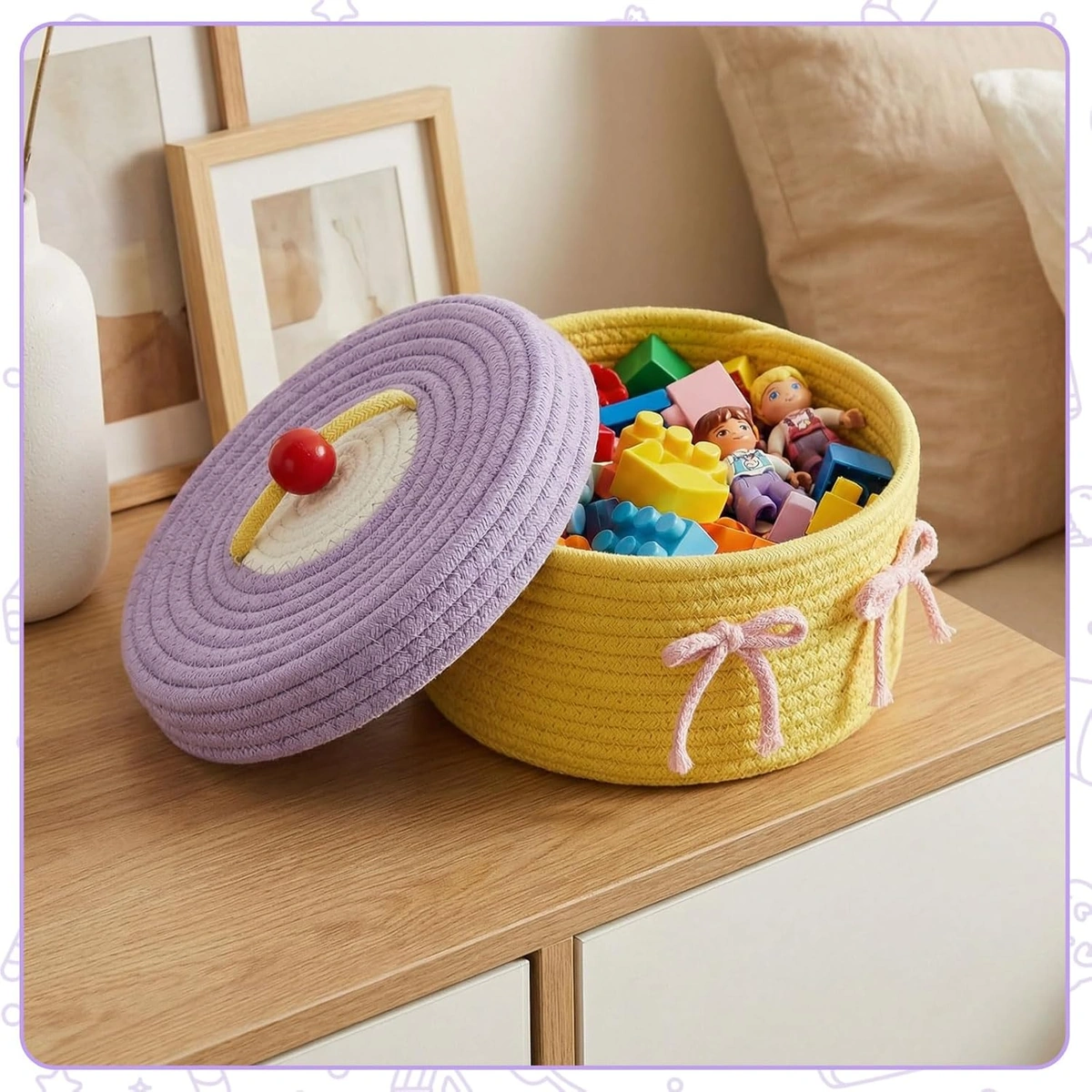 Foldable Fabric Laundry Basket - Practical Home Organizer
