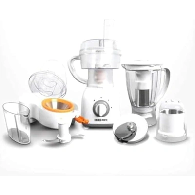 محضر طعام بلاك اند وايت - 1.5 لتر - 700 وات - أبيض - FP-2200