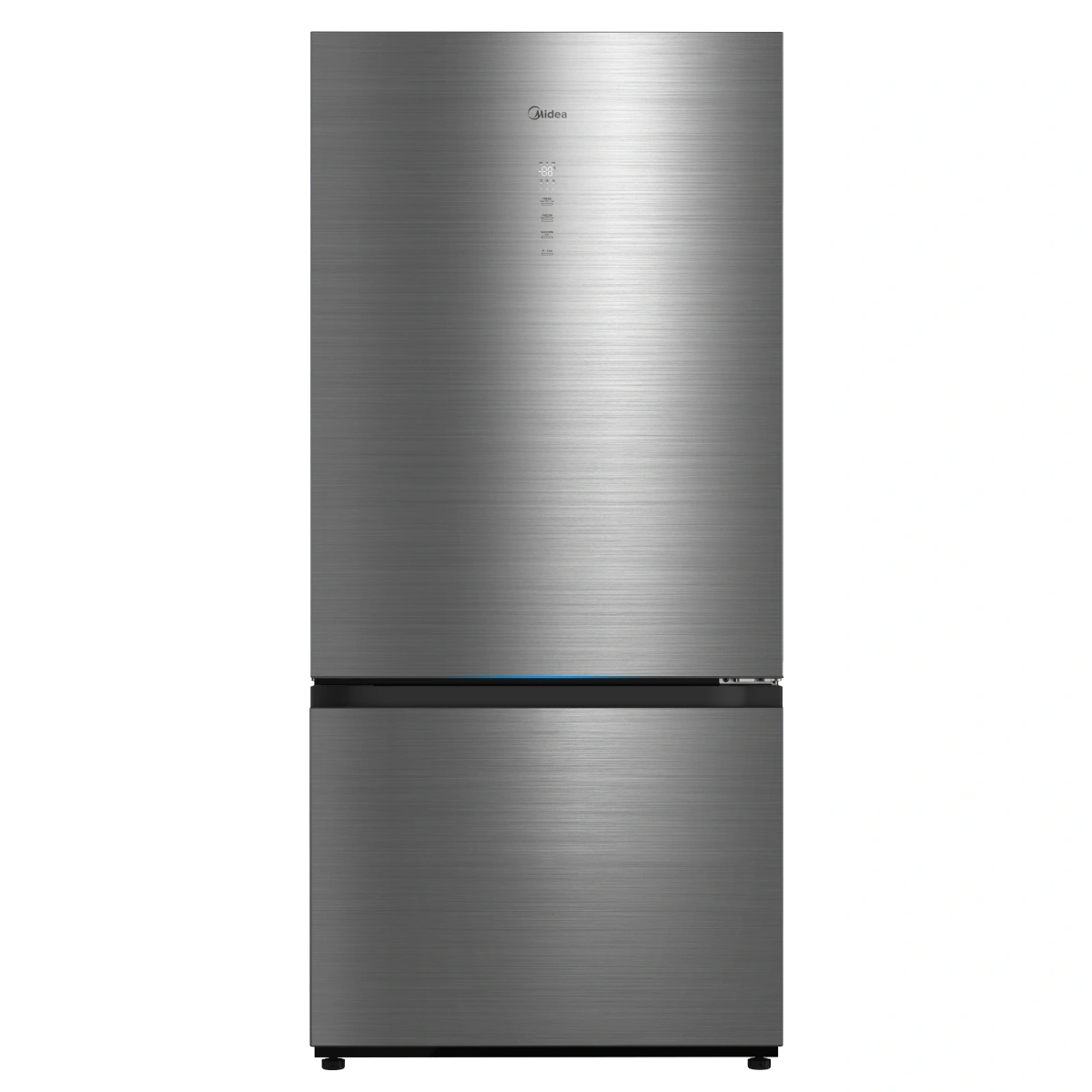 ثلاجة ميديا انفرتر نوفروست بفريزر سفلي - 680 لتر - MDRB905FIN46D