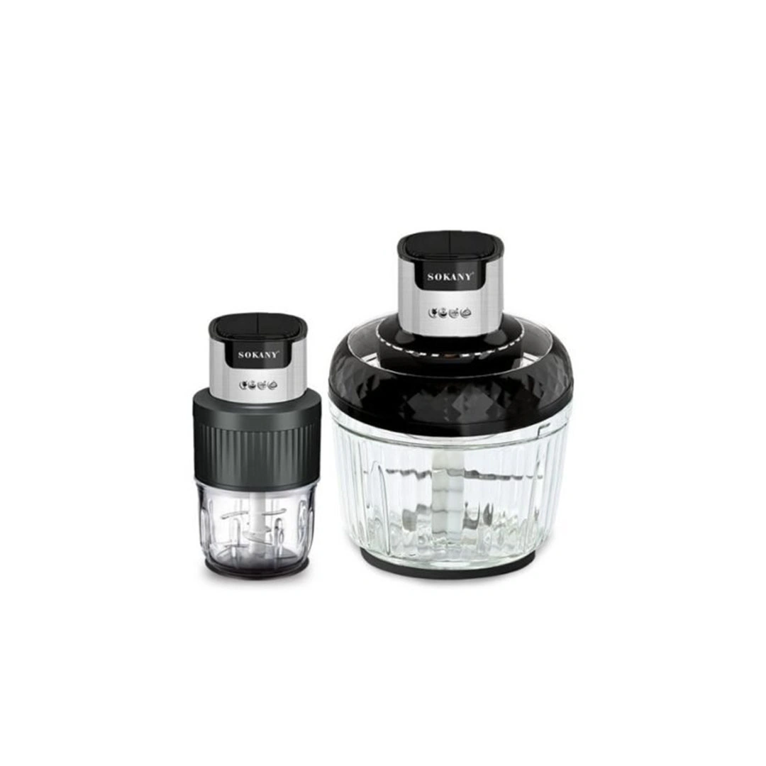 كبة زجاجية 800 وات من سوكاني - 2 ابريق 3 لتر+ 1/2 لتر - SK-06008