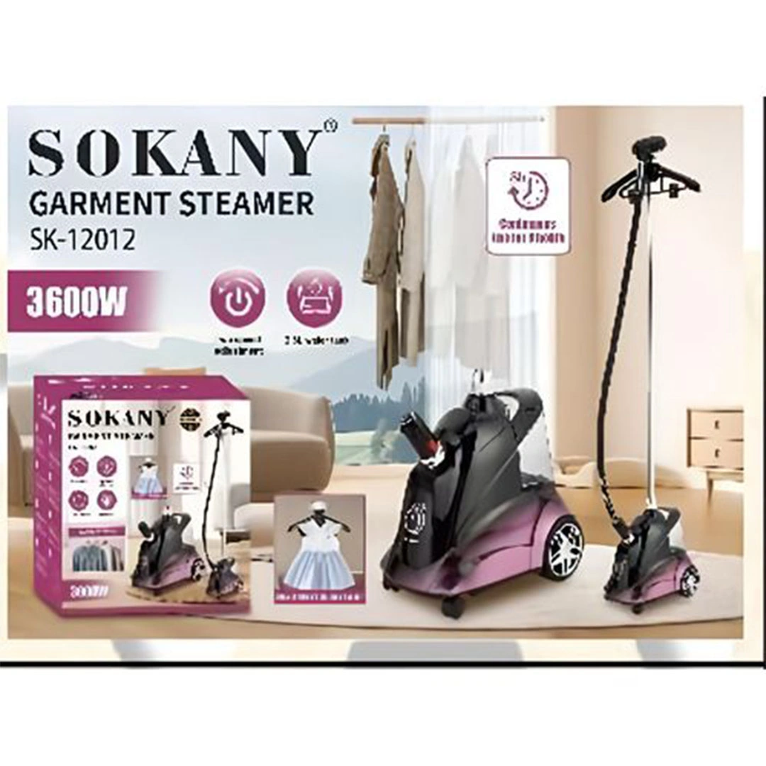 مكواة بخار ملابس ستاند 2.8 لتر - 3600 وات - SK-12012