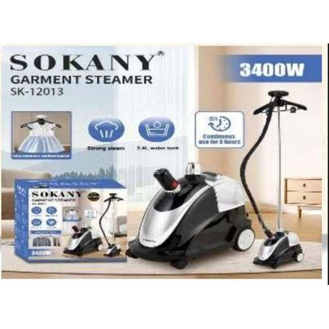 مكواة بخار للملابس والستائر من سوكاني سعة 2.8 لتر - بقوة 3400 وات - SK-12013