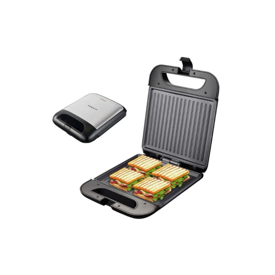 ساندوتش ميكر سوكاني 1200 وات - اسود وفضي - SK-08053