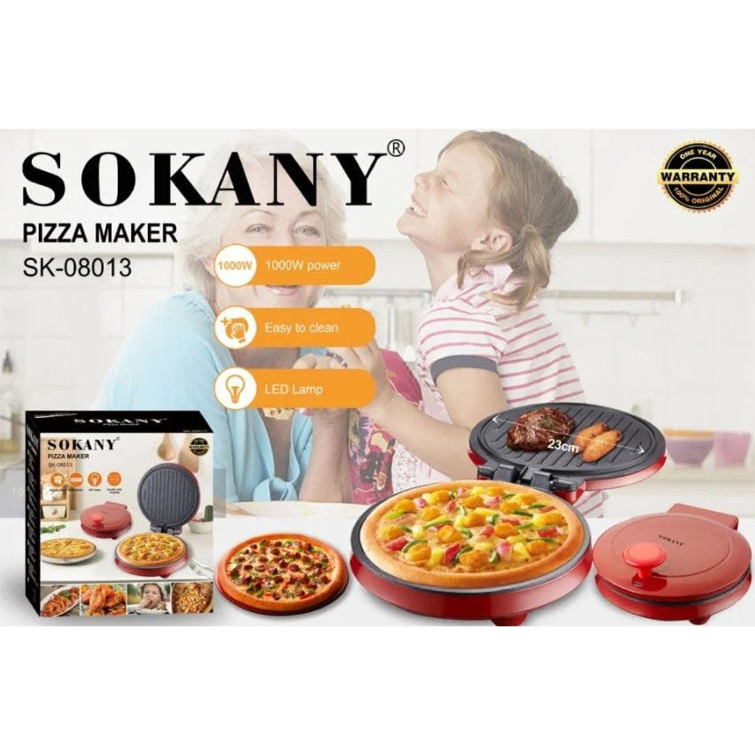 بيتزا ميكر سوكاني كبيرة 1000 وات - SK-08013