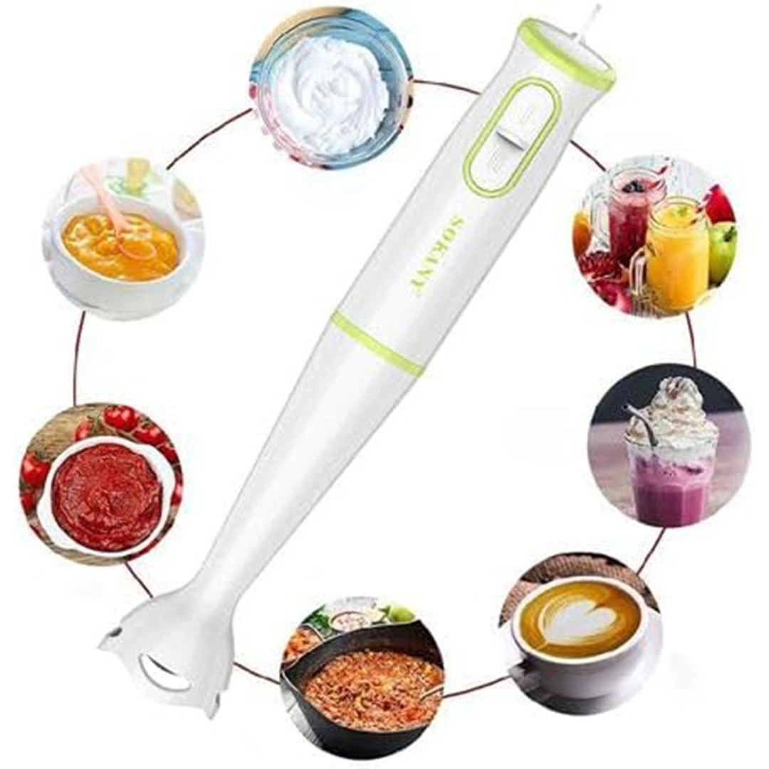 هاند بلندر استانلس + كوب 2*1 من سوكاني - 800 وات - SK-1728-2N
