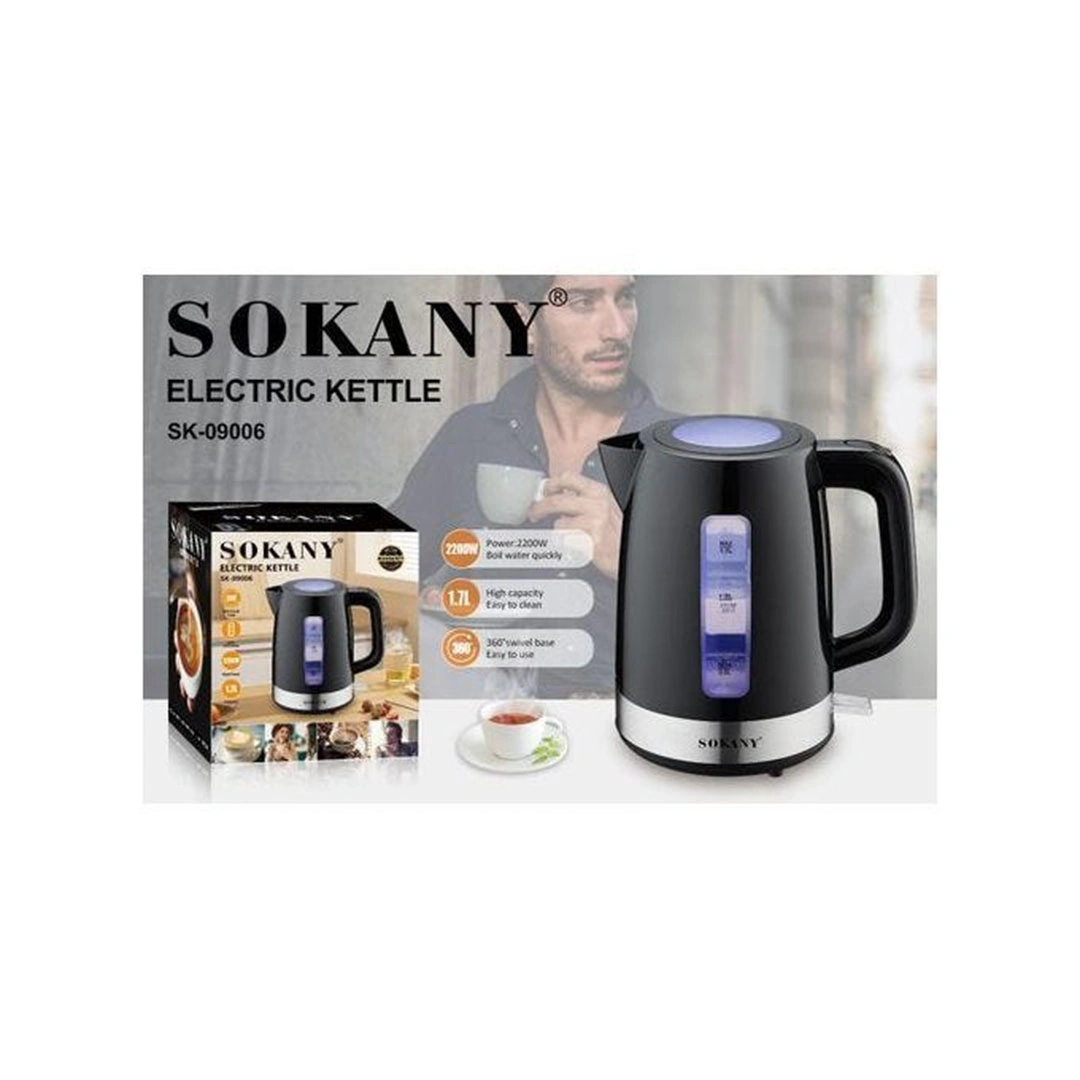 كاتيل سوكانى 1.7 لتر - 2200 وات - أسود - SK-09006