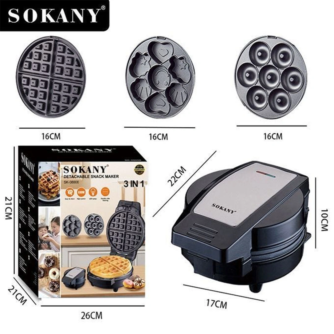 وافل ميكر سوكاني 3 في 1 - SK-08006