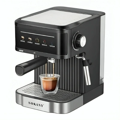 ماكينة قهوة اسبريسو 1.8 لتر من سوكاني - 850 وات - SK-04025