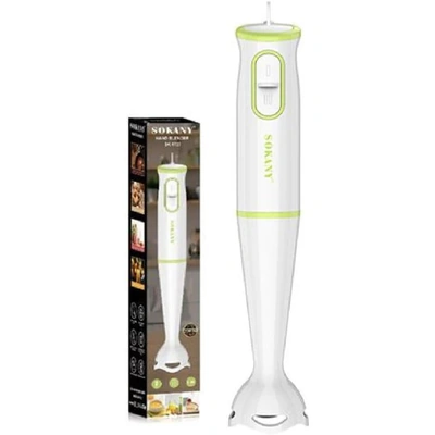 هاند بلندر استانلس + كوب 2*1 من سوكاني - 800 وات - SK-1728-2N