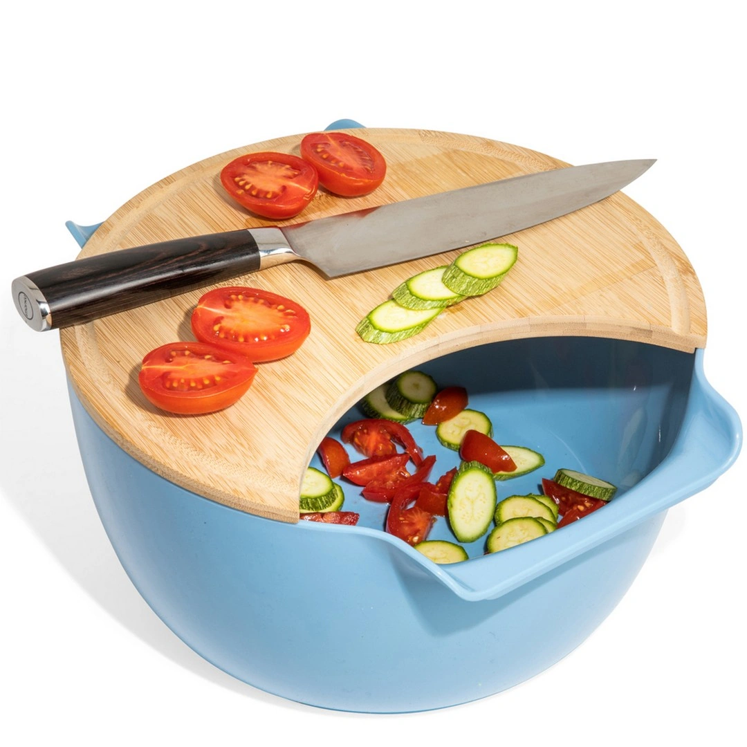 لوح تقطيع طعام مع حاوية