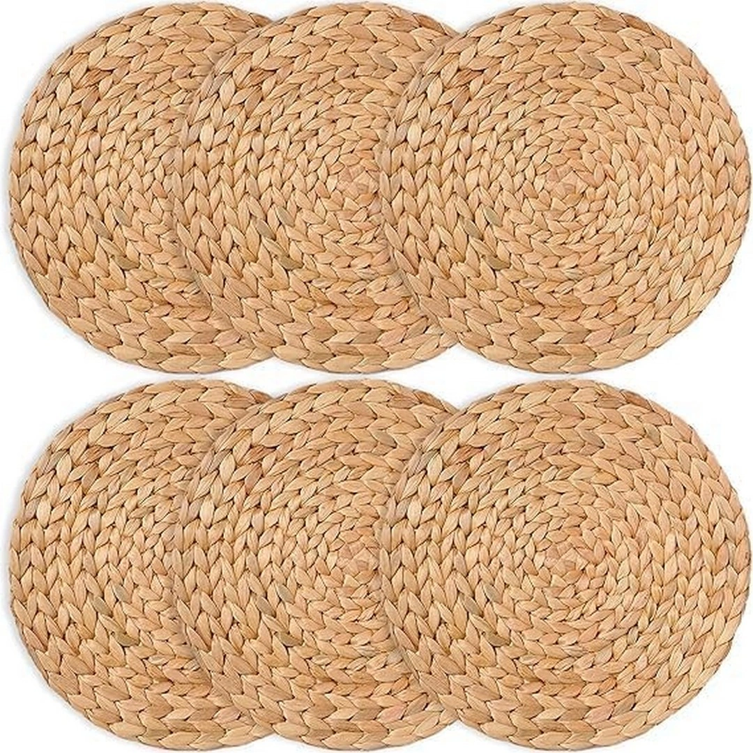 كوستر طاولة حراري - 6 قطع - 38 سم - بيج