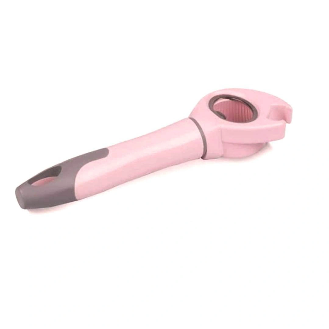 فتاحة علب - بينك/رمادي