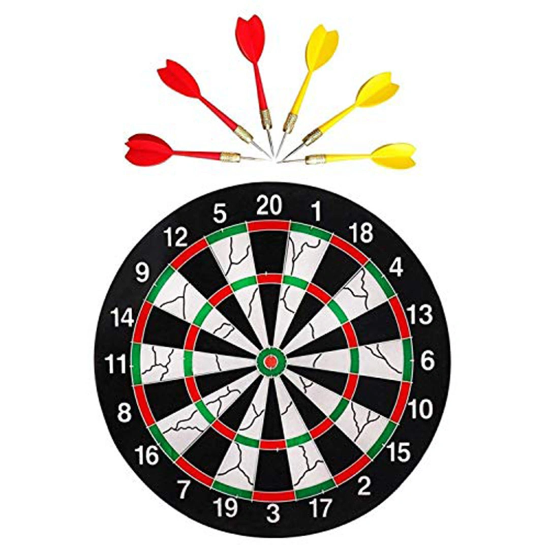 لوحة رمي الأسهم - 17 بوصة - متعدد الألوان