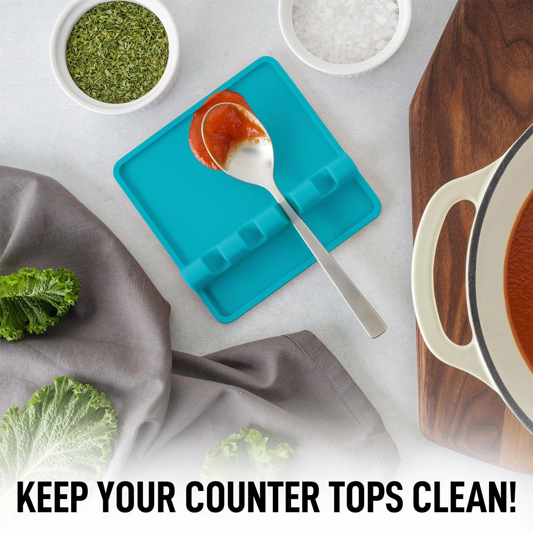 حامل تنظيم المعالق - أزرق