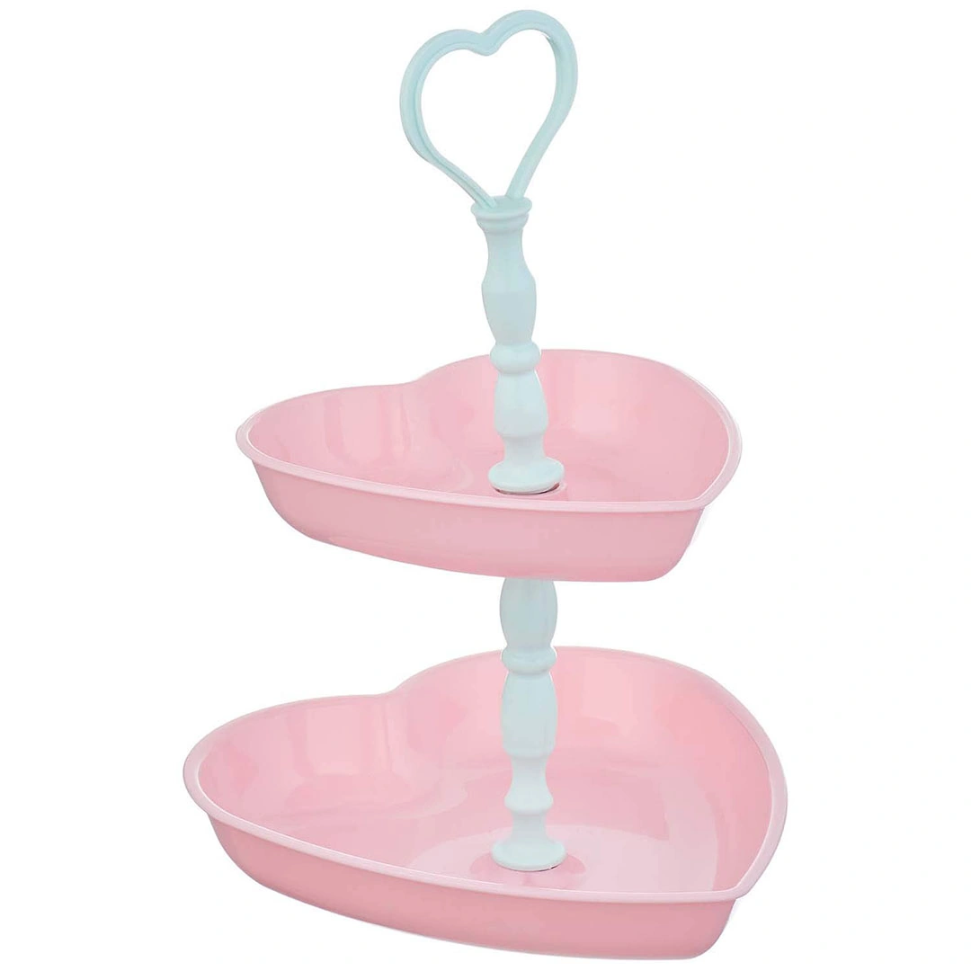 طقم أطباق تاسلي بلاستك - 2 طبق