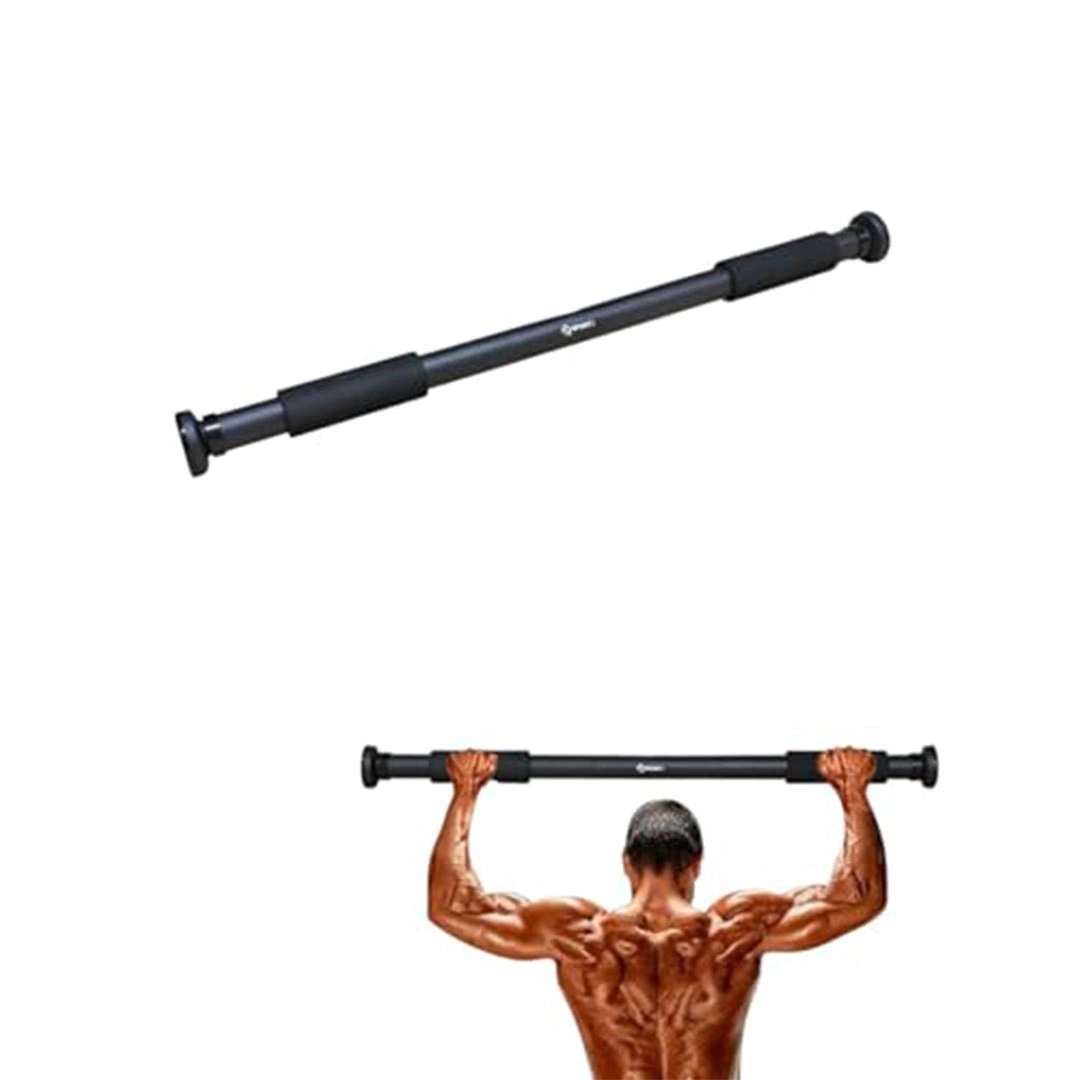 عقلة تمرين - 62-100 سم - قابل للتعديل - أسود