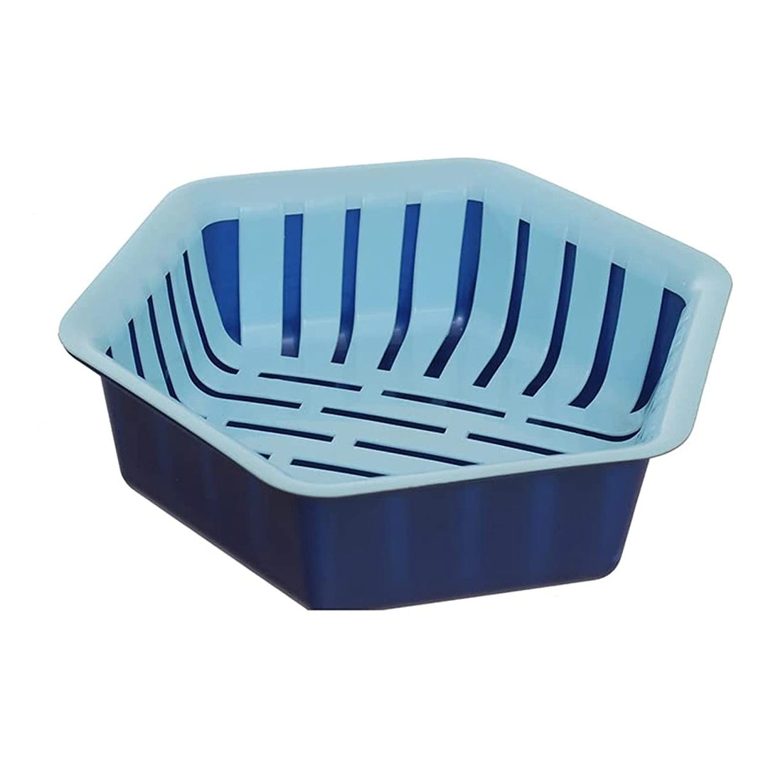 مصفاة بلاستيكية سداسية - أزرق فاتح - ‎HKQ - 009