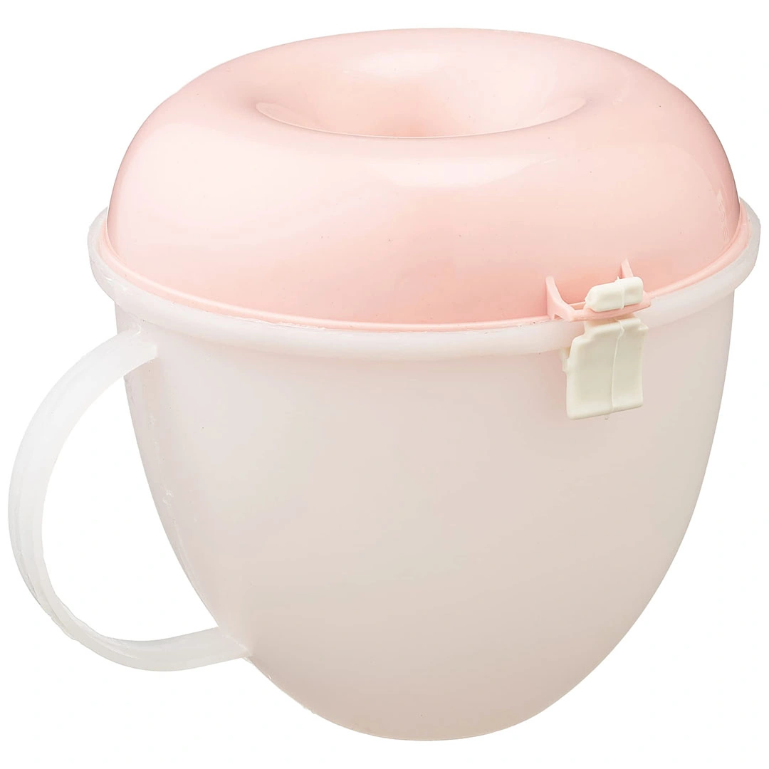 اواني تحضير فشار في الميكروويف - أبيض /بينك