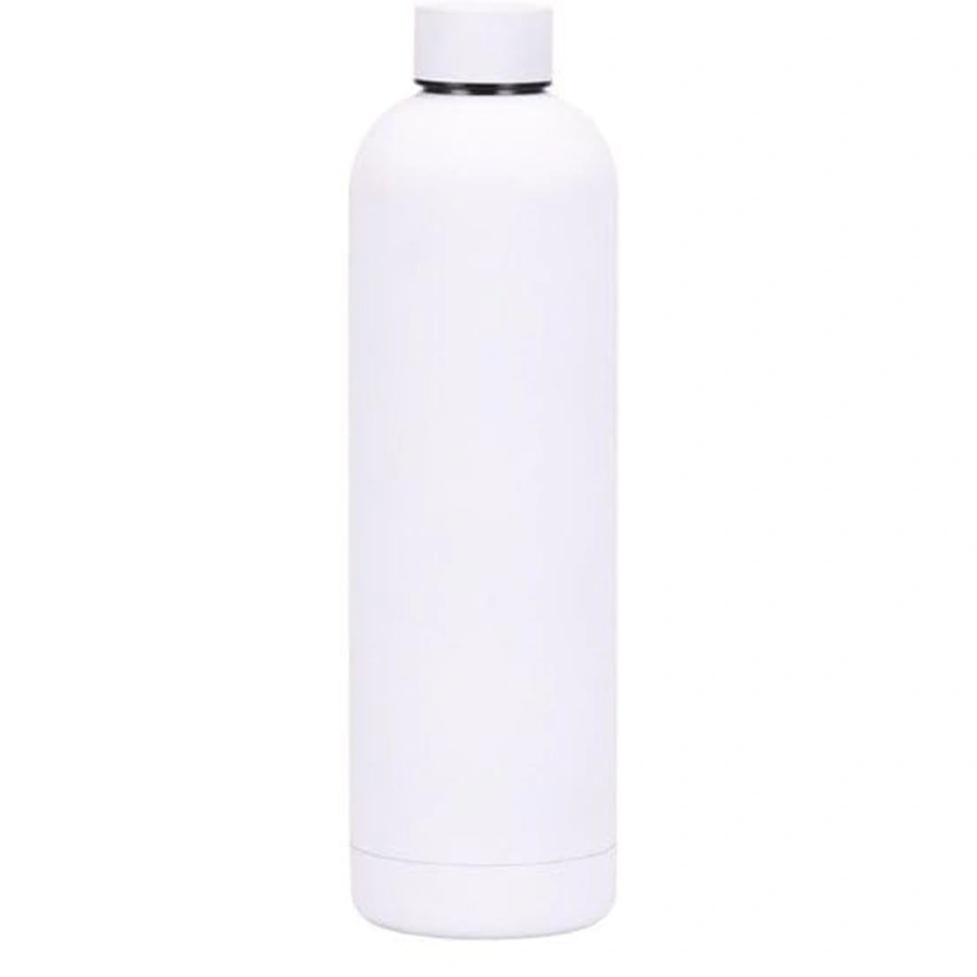 زجاجة مياة ستانلس ستيل - 500 مل - أبيض