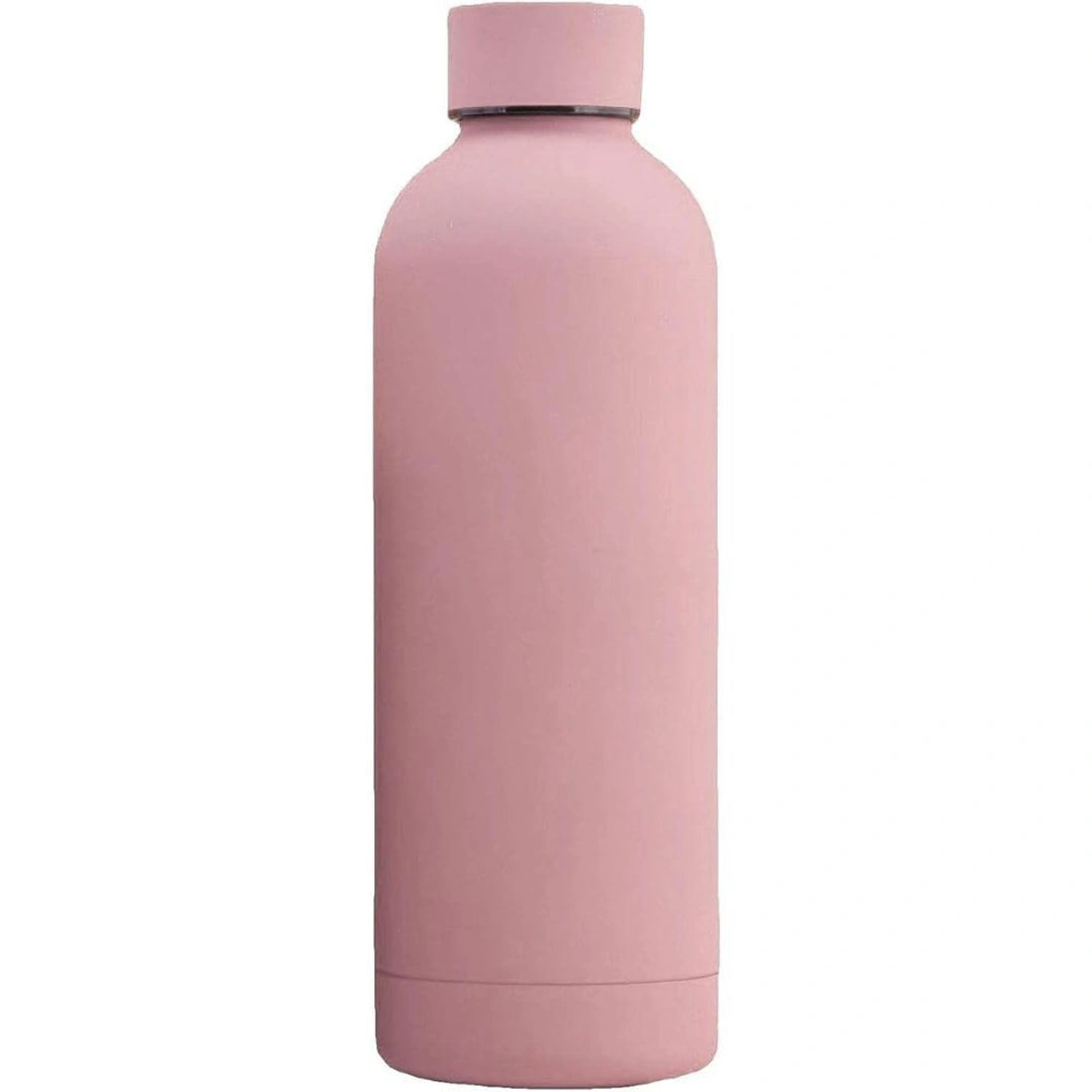 زجاجة مياة ستانلس ستيل - 500 مل - بينك