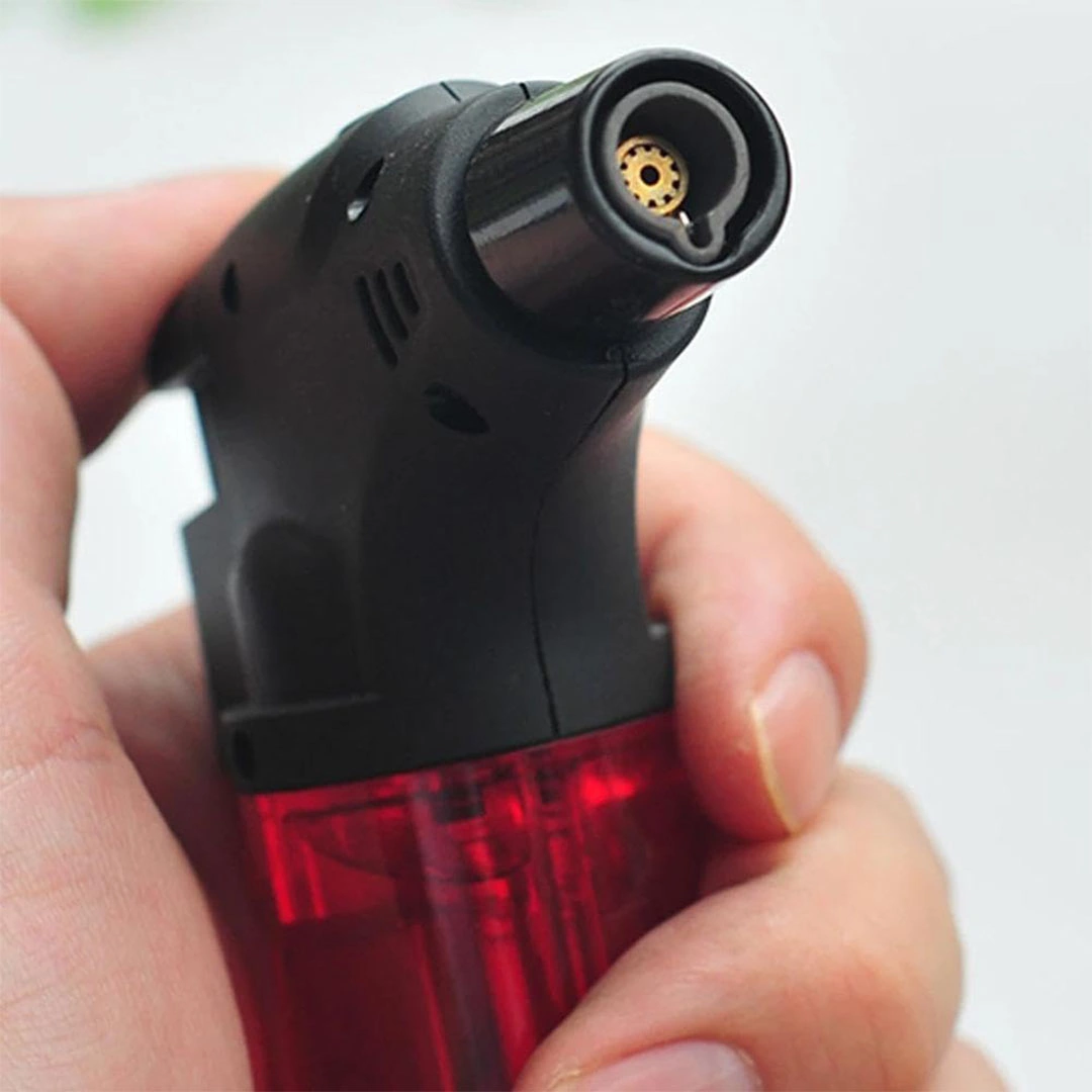 ولاعة غاز البوتان قابلة لإعادة الملء - أحمر