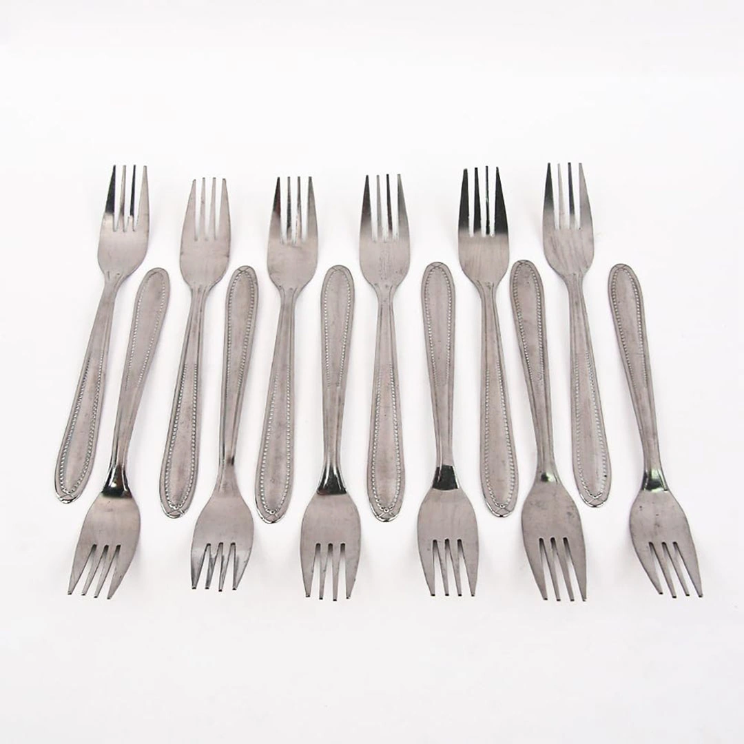 طقم شوك ستانلس ستيل - 12 قطعة