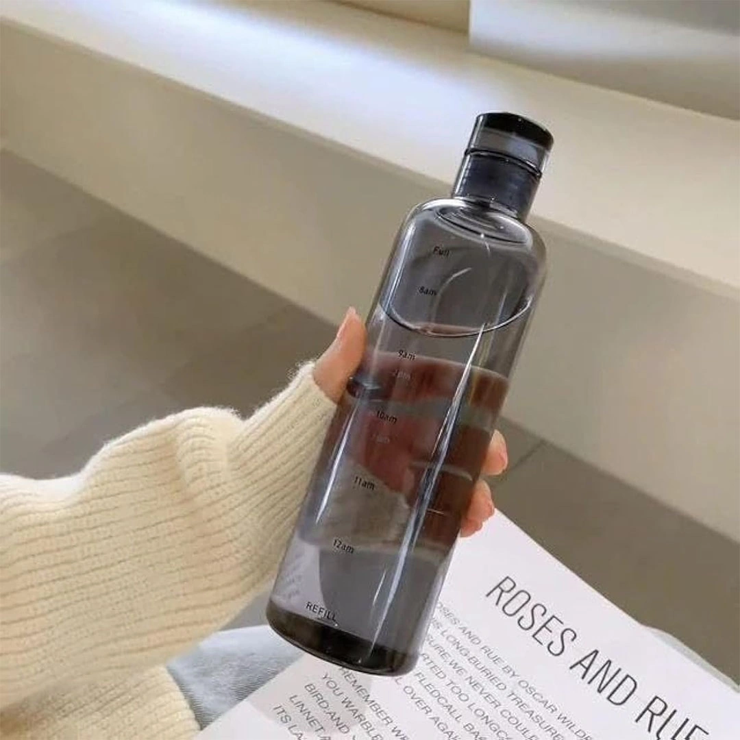 زجاجة مياة أكليريك - 500 مل - أسود