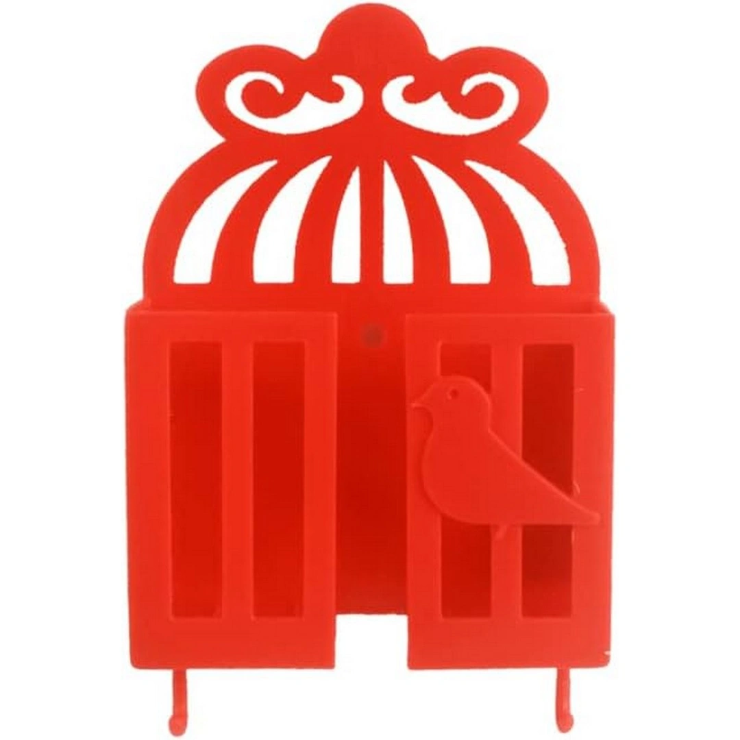 حامل مفاتيح قابل للتعليق - أحمر