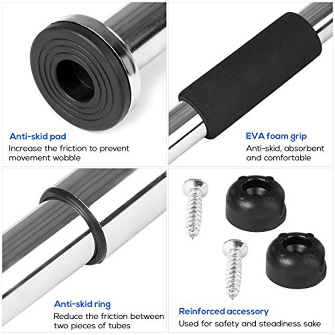 عقلة تمارين - لوزن 350 رطل - قابل للتعديل - أسود