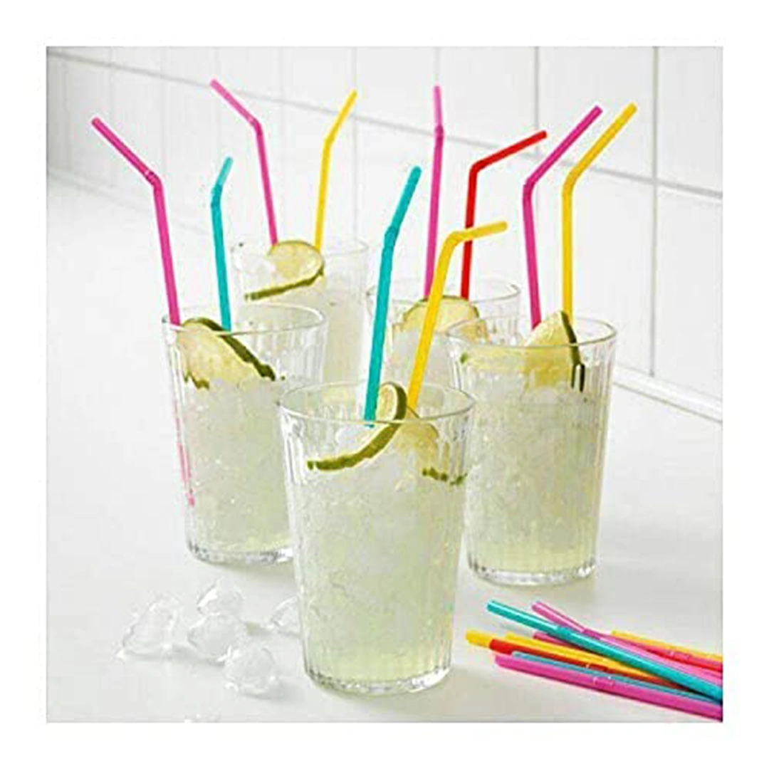 شفاطات شرب مرنة - 100 قطعة