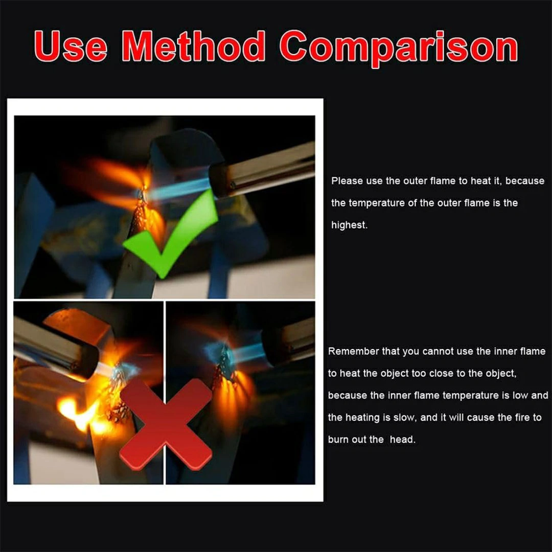 ولاعة غاز البوتان قابلة لإعادة الملء - أزرق