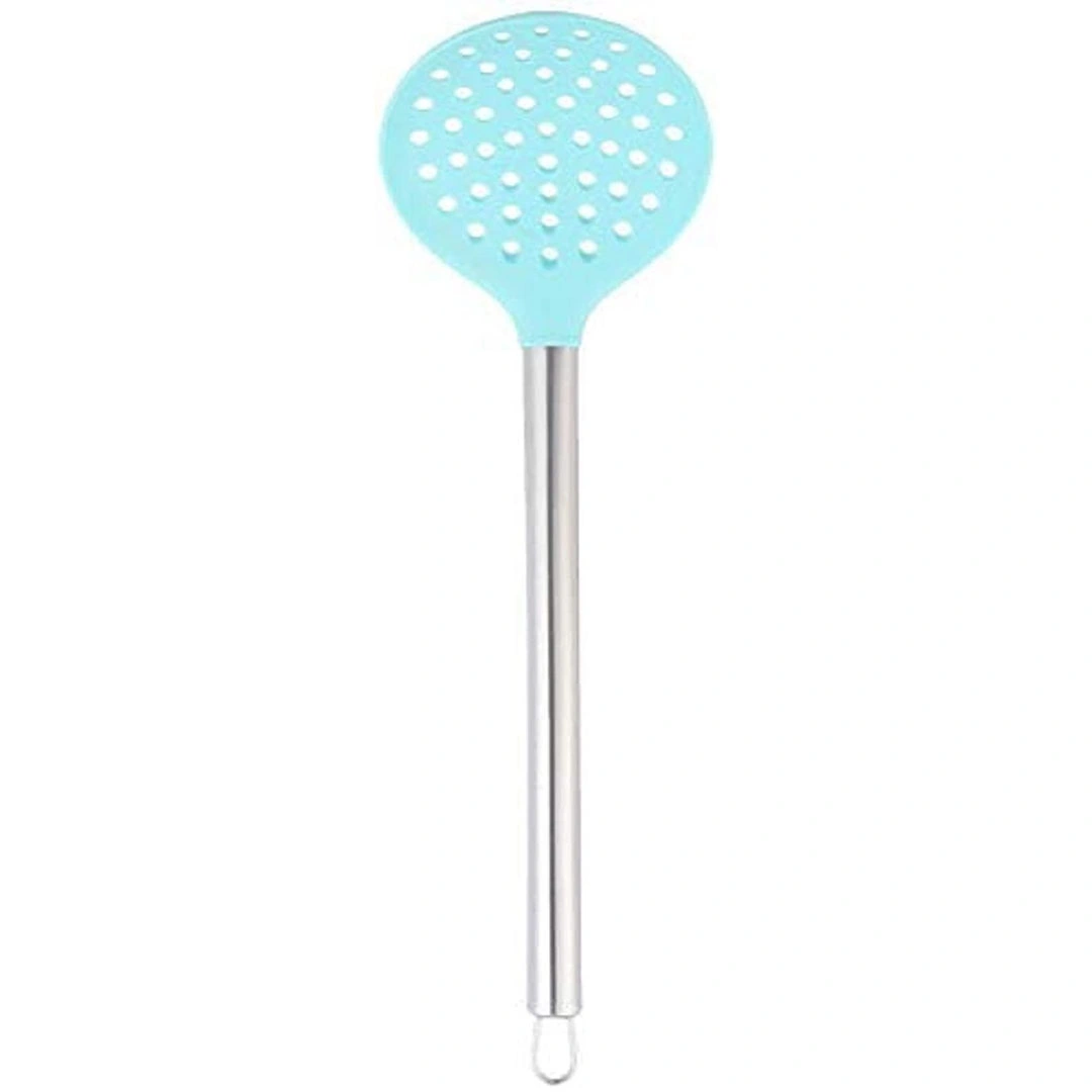 مغرفه سليكون بيد استانلس