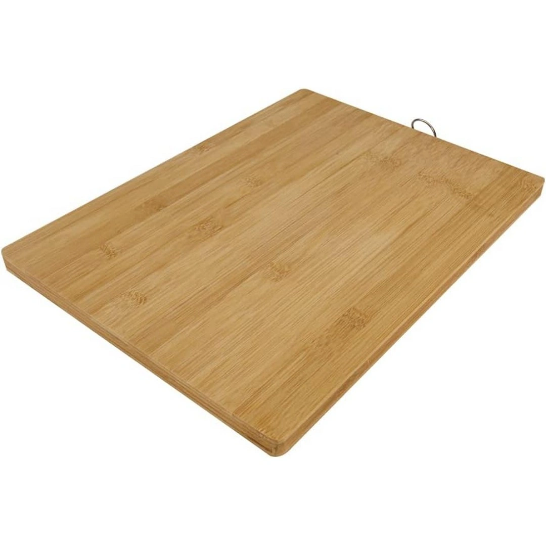 لوح تقطيع خشبي مزود بحلقة معدنية للتعليق