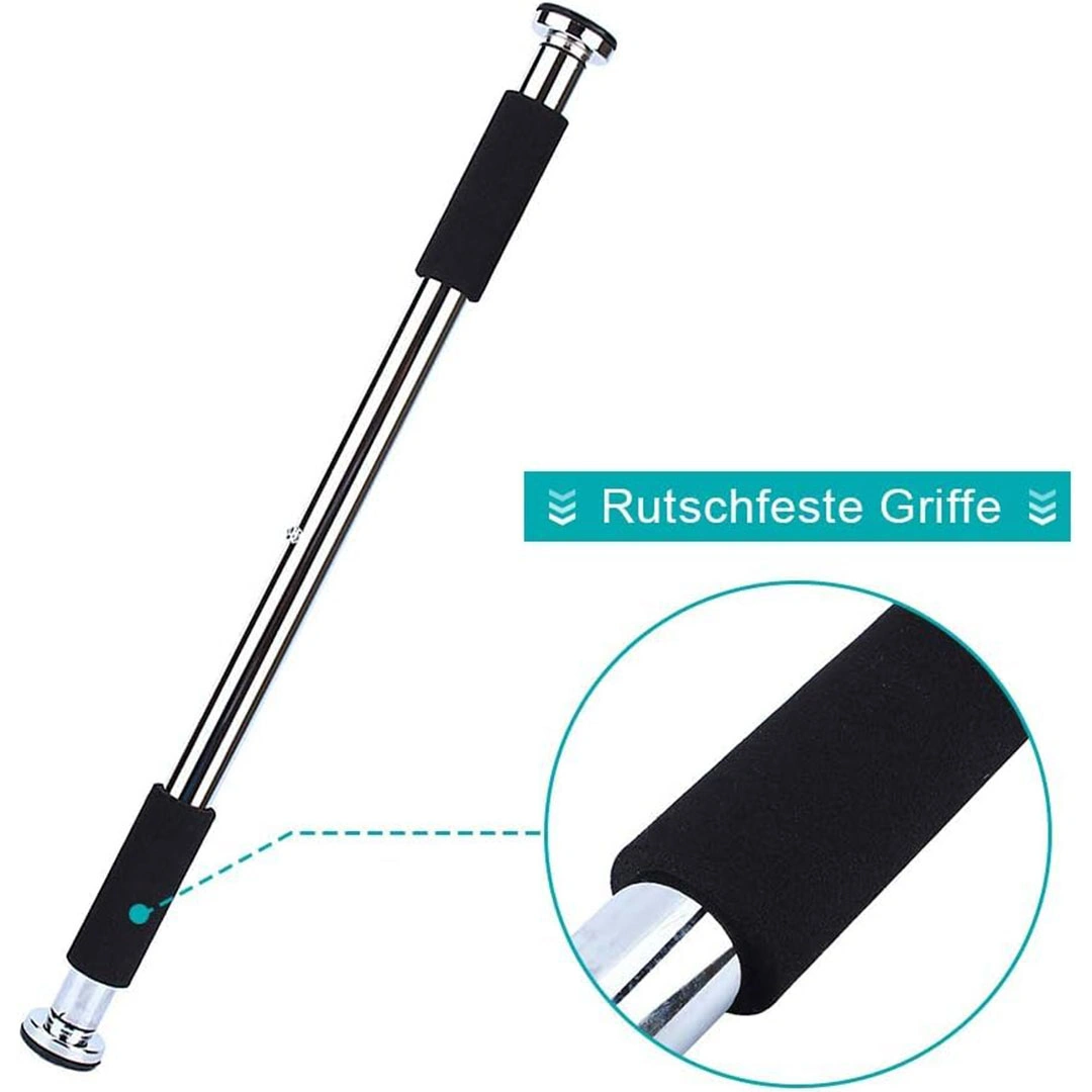 عقلة تمارين - 62-100 سم - قابل للتعديل - أسود