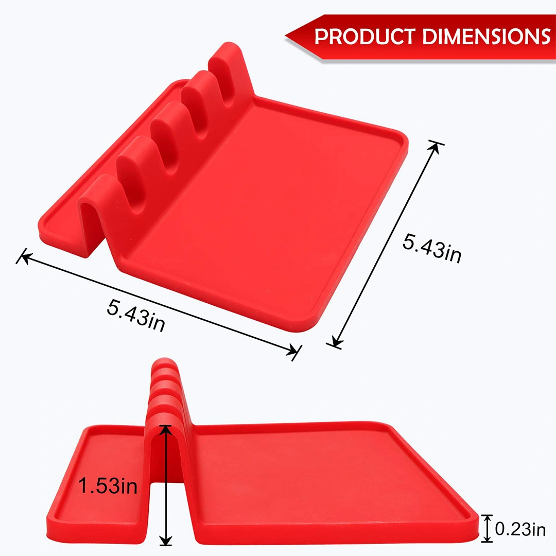 حامل تنظيم المعالق - أحمر