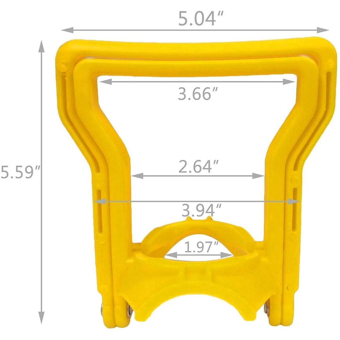 حامل لزجاجة مياة كبيرة - 2 قطعة - أصفر