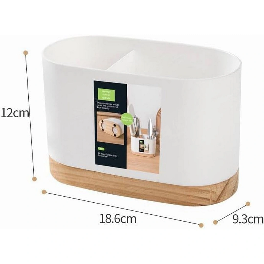 صفاية معالق بلاستك مقسم