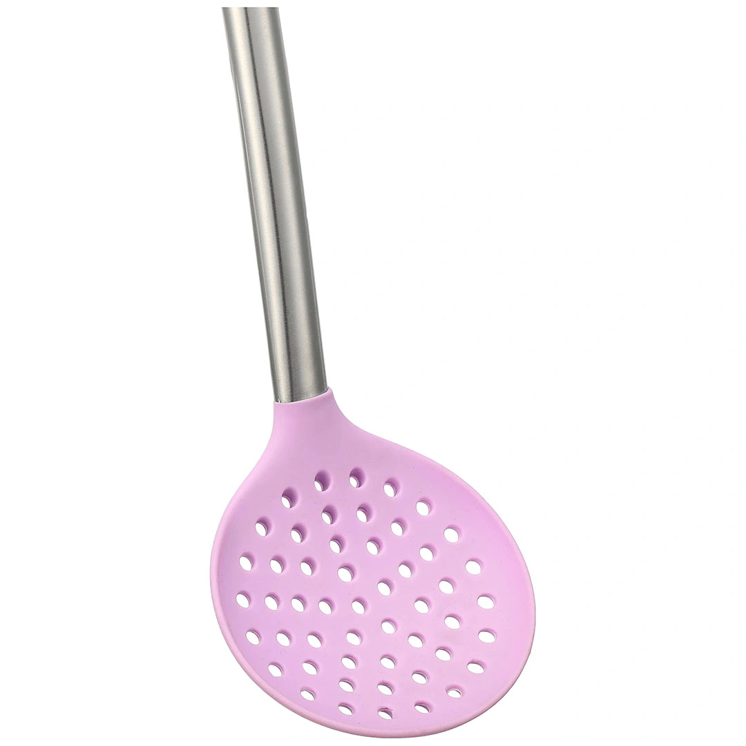 مغرفه سليكون بيد استانلس