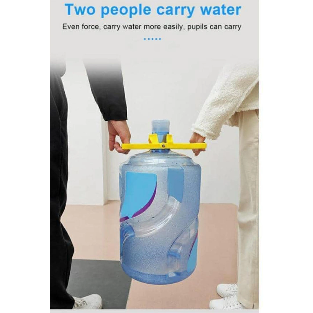 حامل لزجاجة مياة كبيرة - 2 قطعة - أصفر
