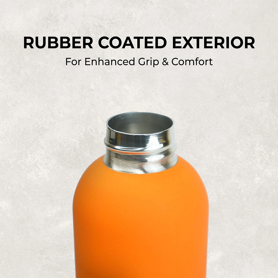 زجاجة مياة ستانلس ستيل - 500 مل - برتقالي