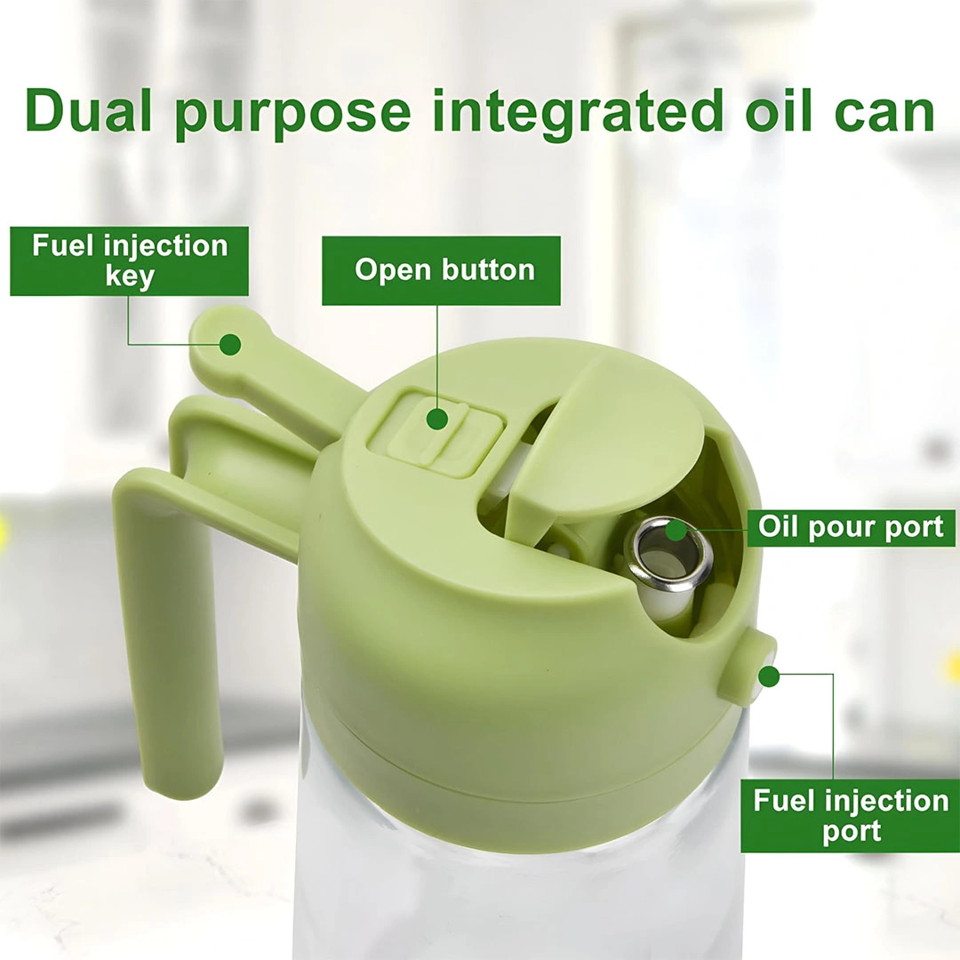 زجاجة وبخاخ للزيت 2*1 - 470 مل - مينت