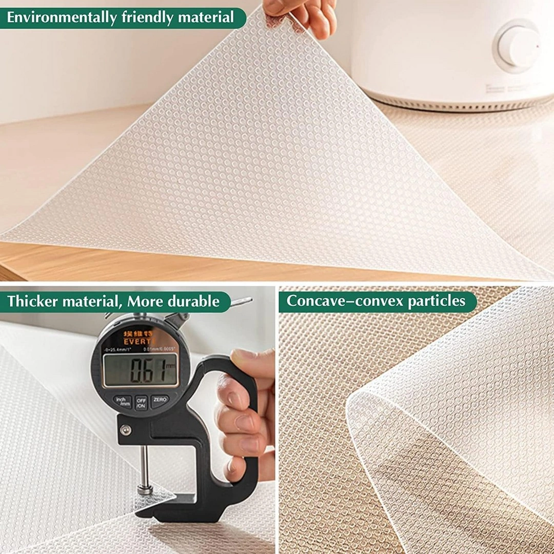 رول مفرش غير لاصق قابل لإعادة الاستخدام - 60 سم * 5 متر - شفاف