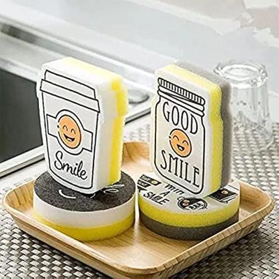 مجموعة لوفة لتنظيف الأطباق - 4 قطع